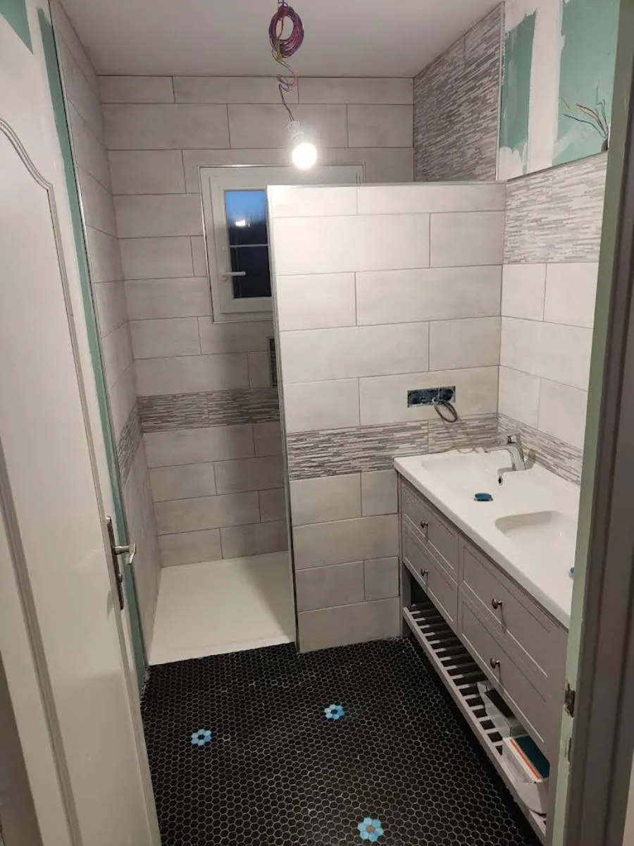 Salle de bains rénovée