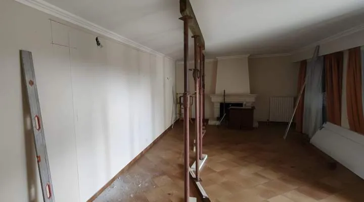 Pièce en cours de rénovation